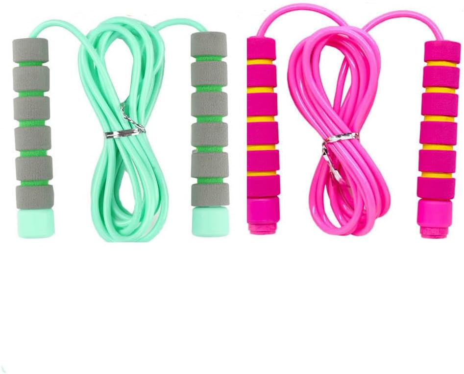 Skipping Rope Pvc - Adjustable Jump Rope with Foam Handles