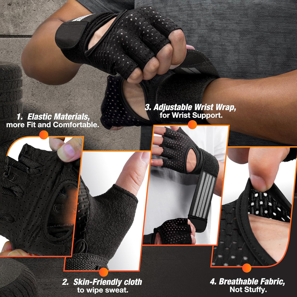 Fitness Gloves with Wrist Supp – Crossfit Gear Men recenzja i cena