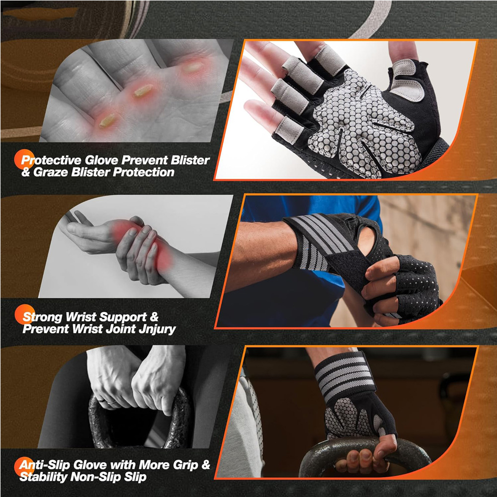 Fitness Gloves with Wrist Supp – Crossfit Gear Men recenzja i cena