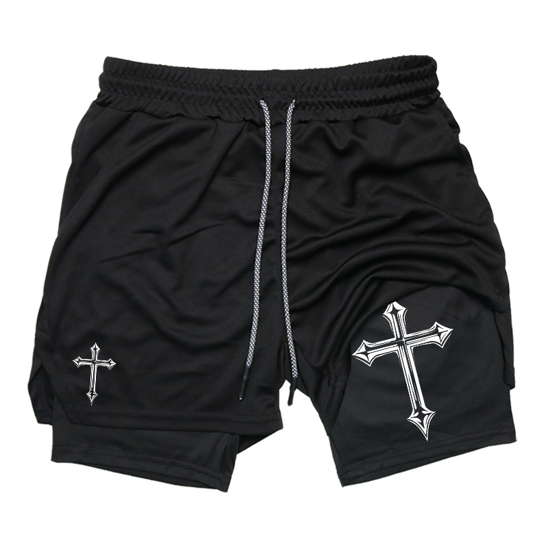 Cross Print 2-in-1 Workout Run – Crossfit Gear Men recenzja i cena