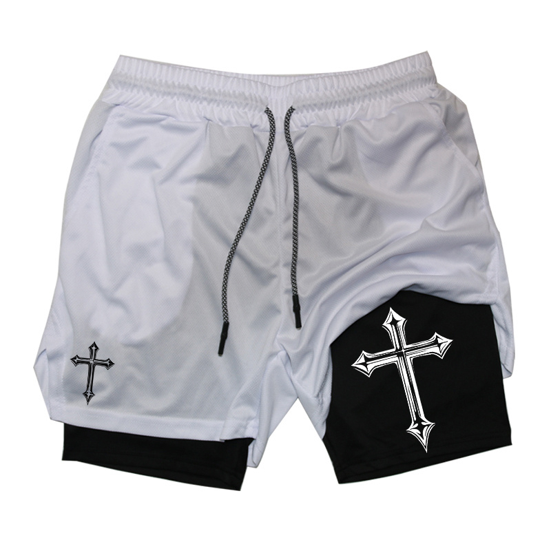 Cross Print 2-in-1 Workout Run – Crossfit Gear Men recenzja i cena