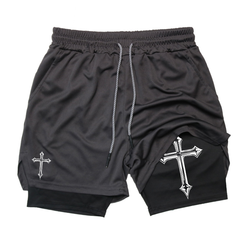 Cross Print 2-in-1 Workout Run – Crossfit Gear Men recenzja i cena