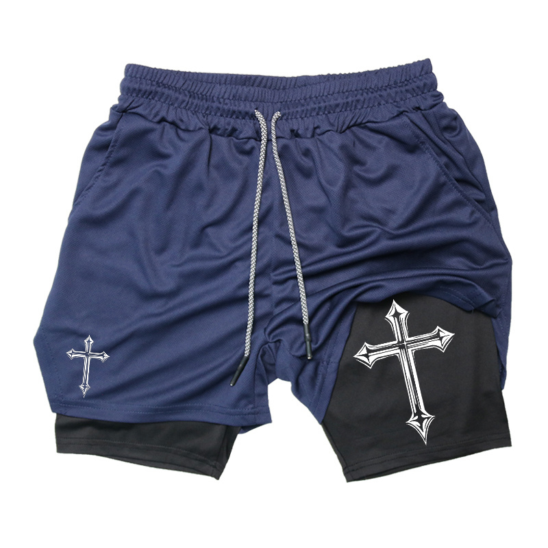 Cross Print 2-in-1 Workout Run – Crossfit Gear Men recenzja i cena