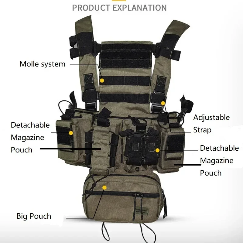 D3CR Chest Rig Vest Multicam B – Crossfit Gear Men recenzja i cena
