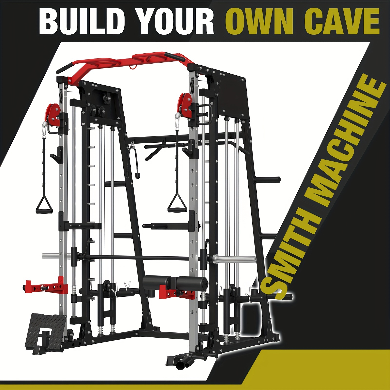 ALL-IN-ONE 2200lbs Smith Machi – Landmine Barbell Attachment recenzja i cena