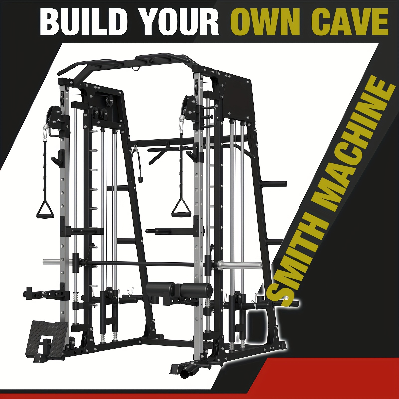 ALL-IN-ONE 2200lbs Smith Machi – Landmine Barbell Attachment recenzja i cena