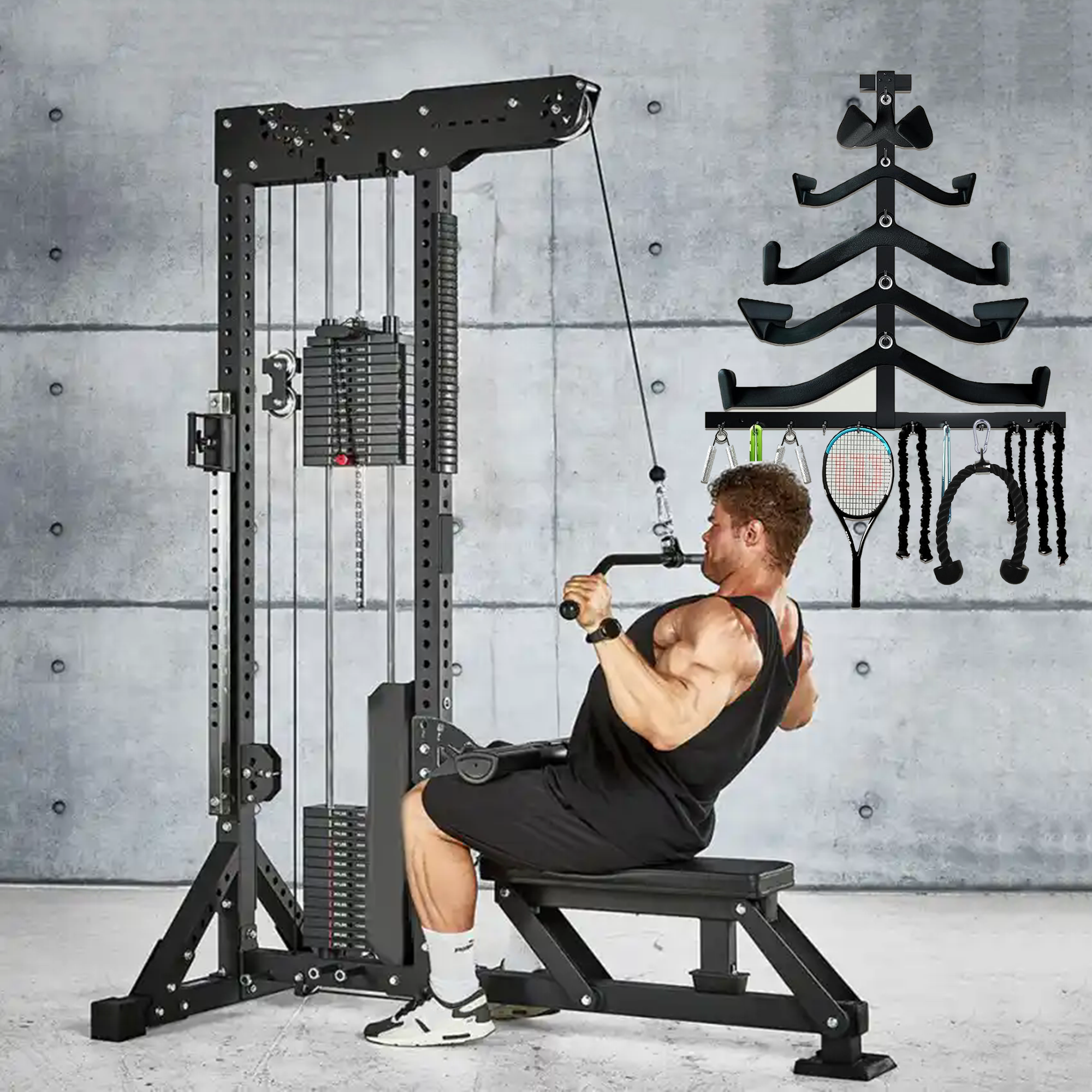 Lat Pull Down Bar Gym Accessor – Landmine Barbell Attachment recenzja i cena