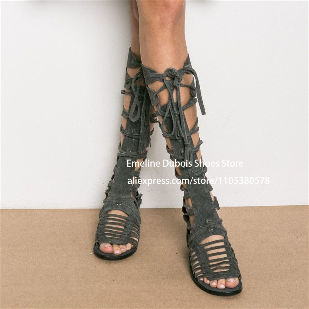 Suede Gladiator Flat Sandals K – Crossfit Outfit recenzja i cena