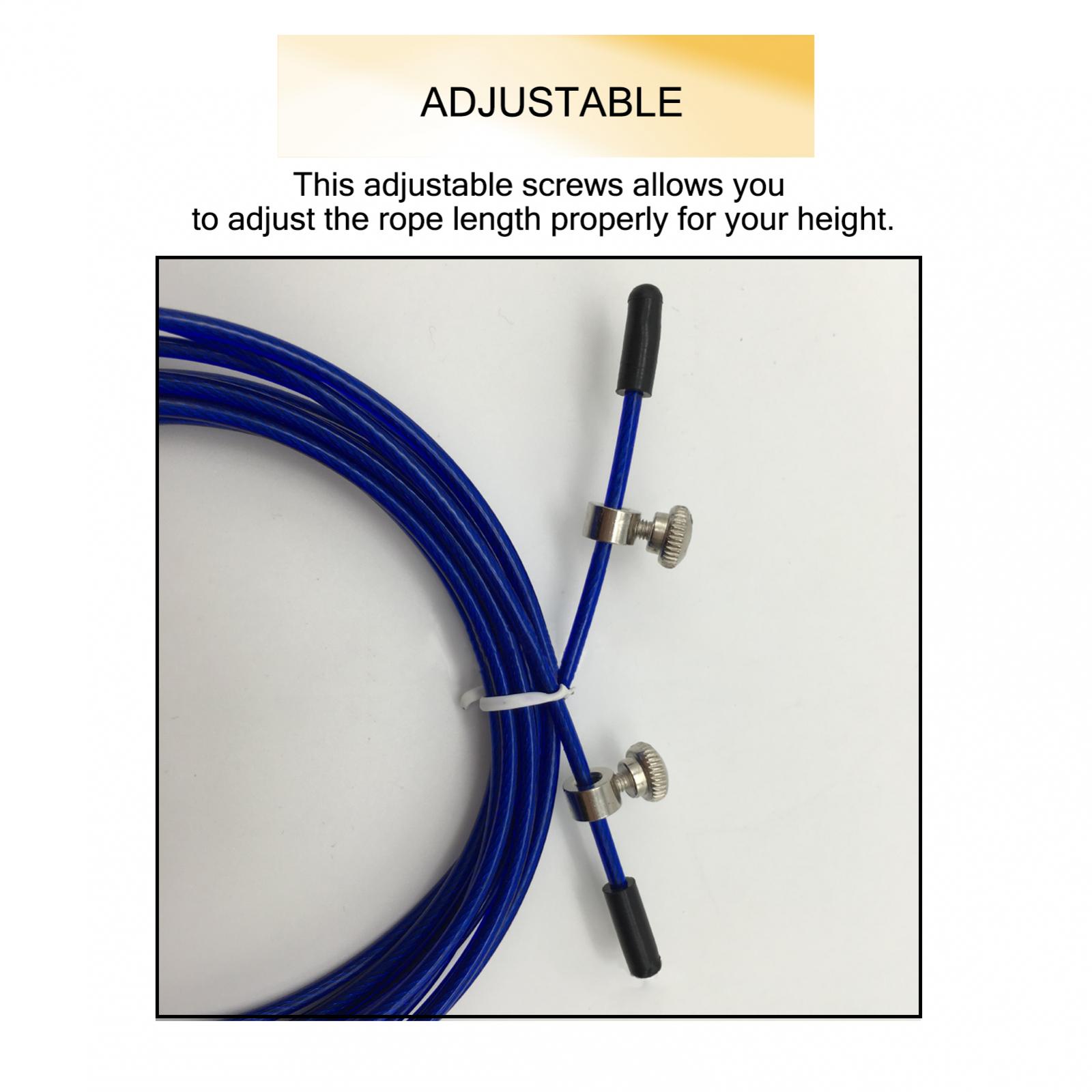 5 Sets Adjustable Steel PVC Sp – Skipping Rope Pvc recenzja i cena