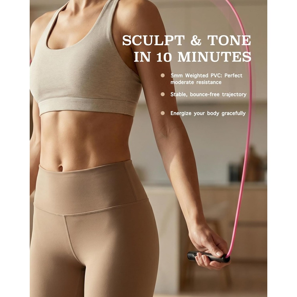 Women's Silent Jump Rope for F – Skipping Rope Pvc recenzja i cena